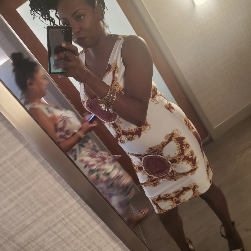 Printed dress